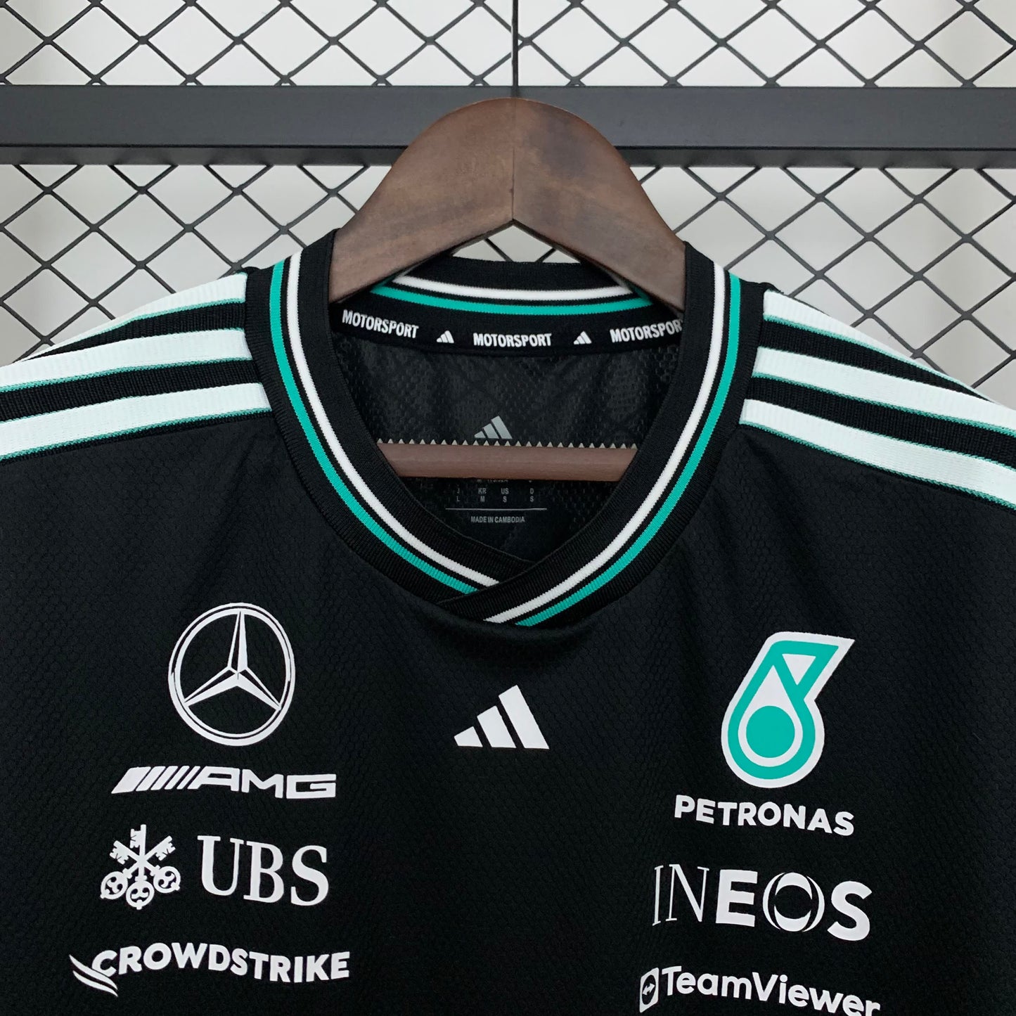F1 Mercedes black 2025 T shirt
