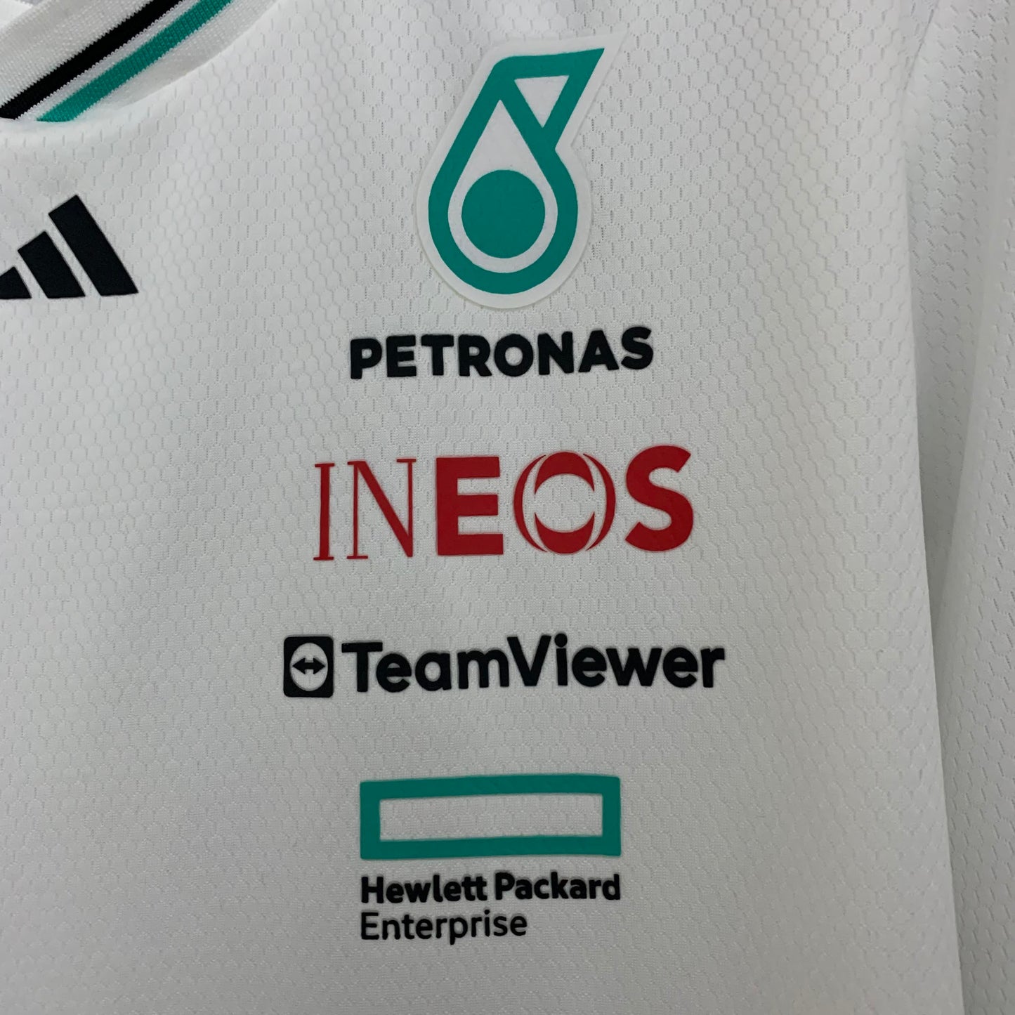 F1 Mercedes white 2025 T shirt