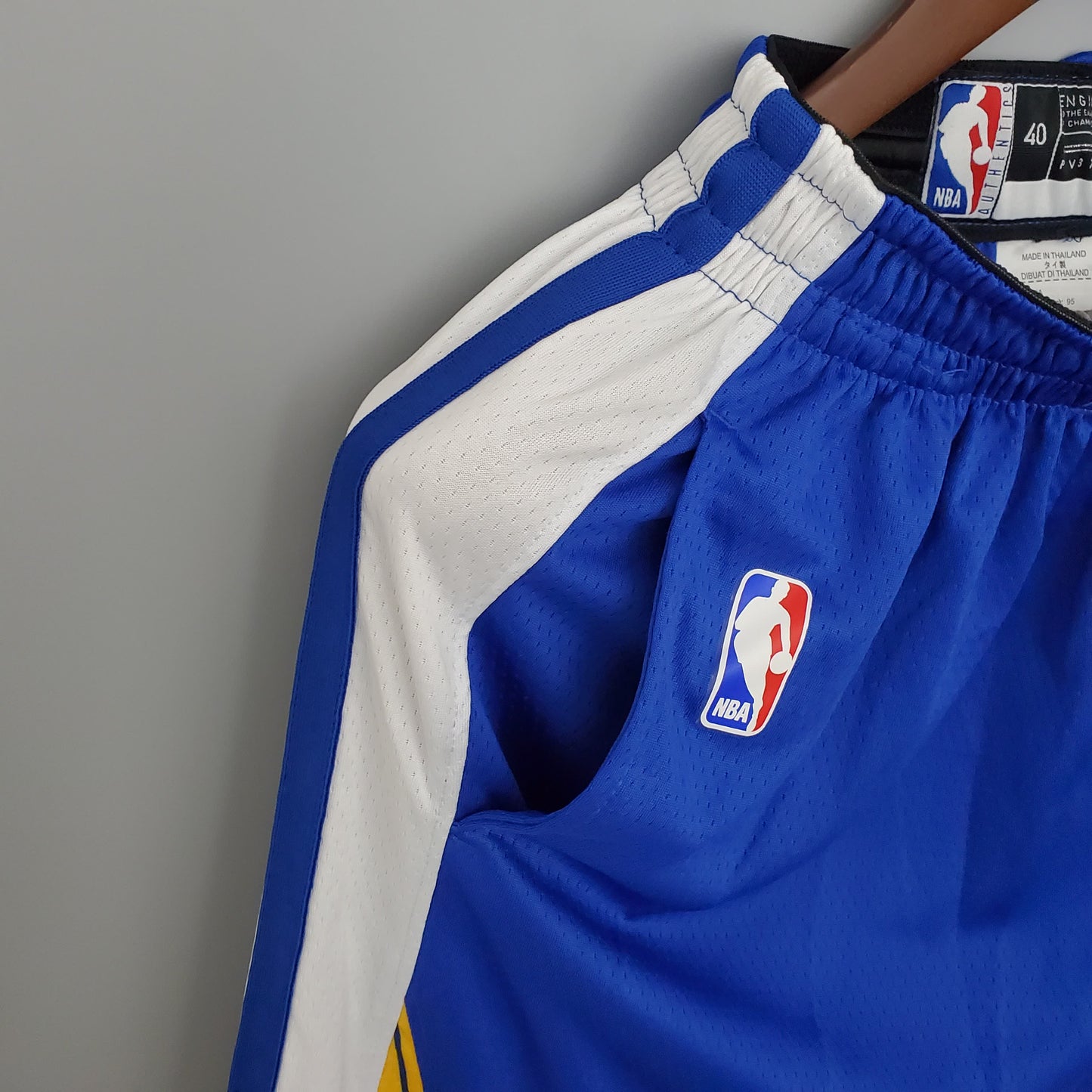 NBA Warriors blue shorts
