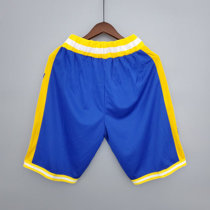 NBA Golden State Warriors blue shorts