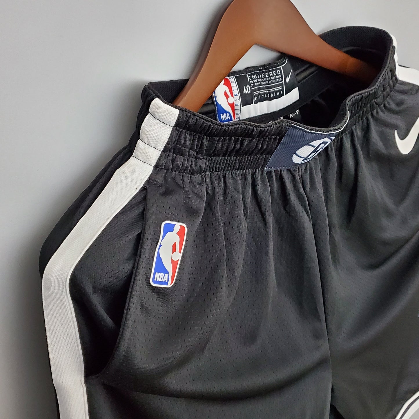 NBA Nets black shorts
