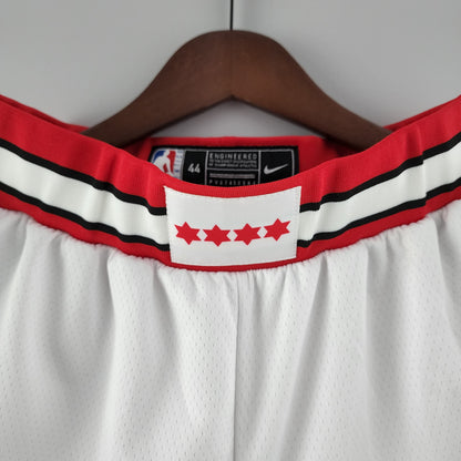 NBA Chicago Bulls white shorts