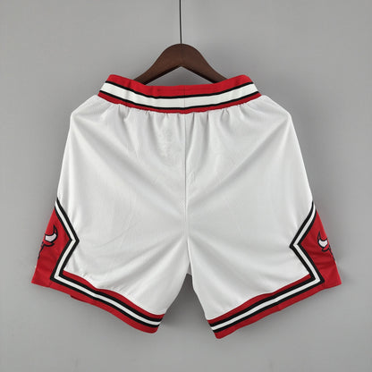 NBA Chicago Bulls white shorts