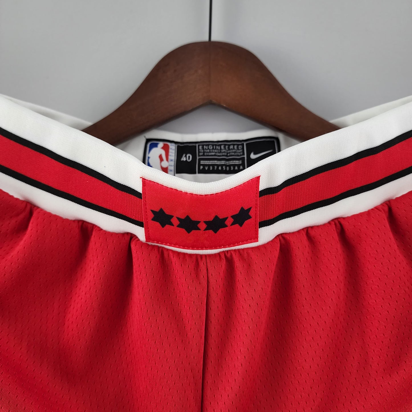NBA Chicago Bulls red shorts