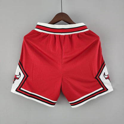 NBA Chicago Bulls red shorts