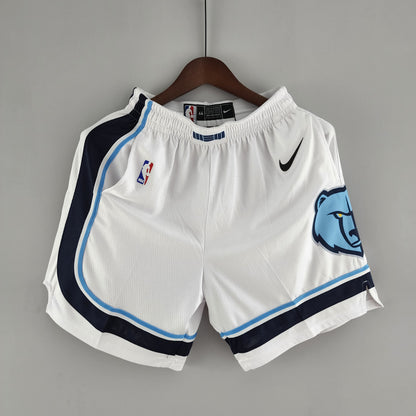 NBA Memphis Grizzlies white shorts