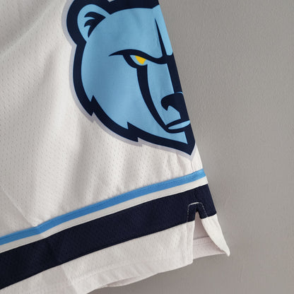 NBA Memphis Grizzlies white shorts