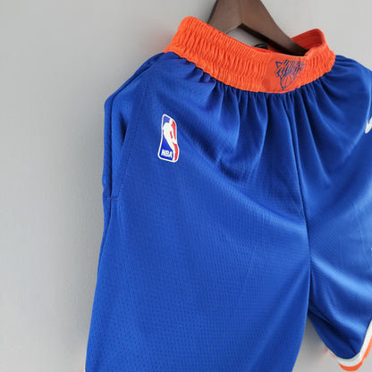 NBA New York Knicks blue shorts