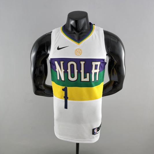 Nba New Orleans Pelicans white 2018