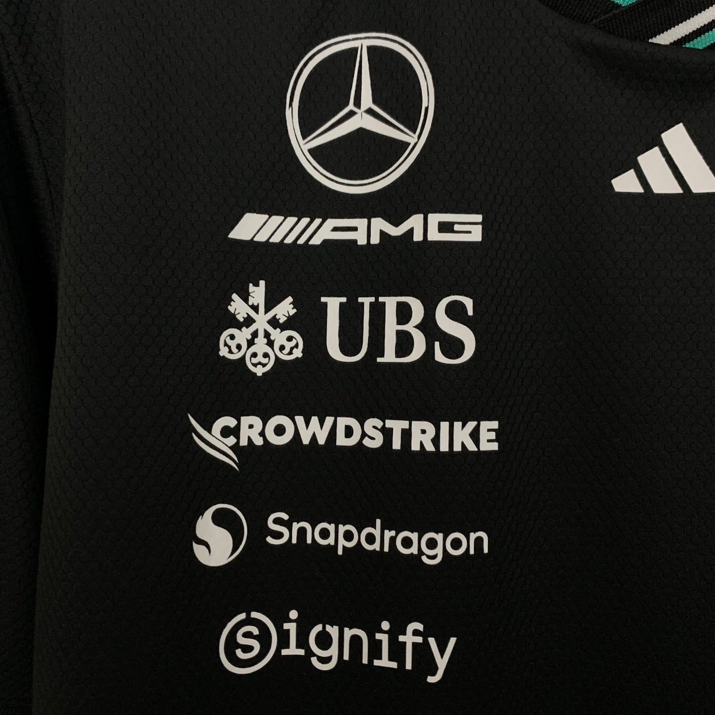 F1 Mercedes black 2025 T shirt