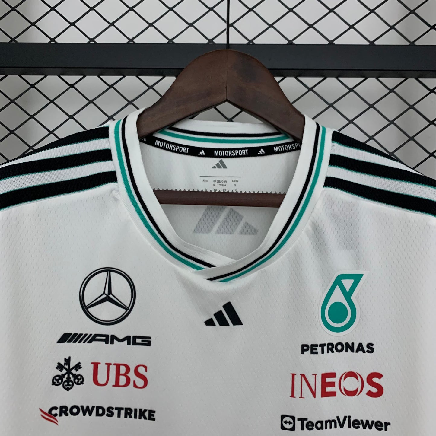 F1 Mercedes white 2025 T shirt