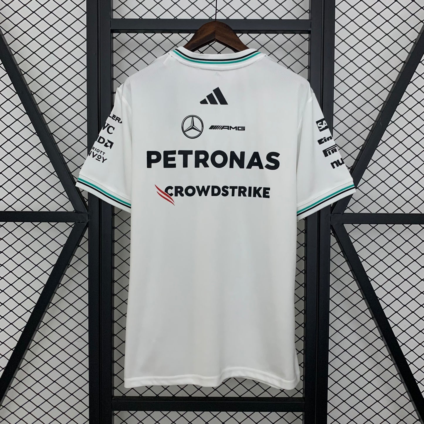 F1 Mercedes white 2025 T shirt