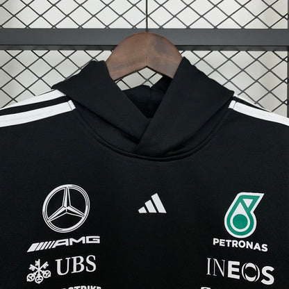 F1 Hoodie Mercedes black 2025