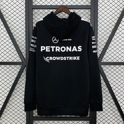 F1 Hoodie Mercedes black 2025