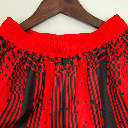 Milan red shorts