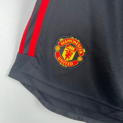 Manchester United black shorts