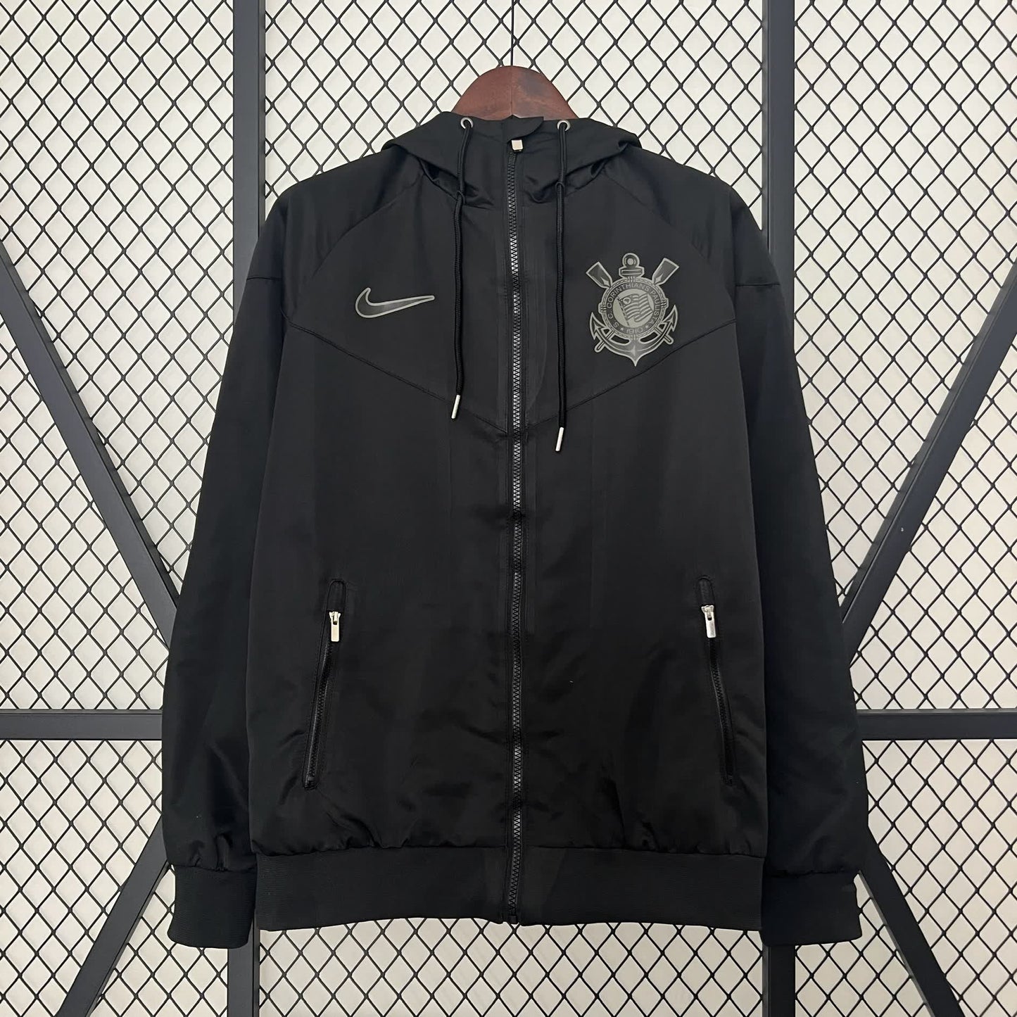 Windbreaker Corinthians black