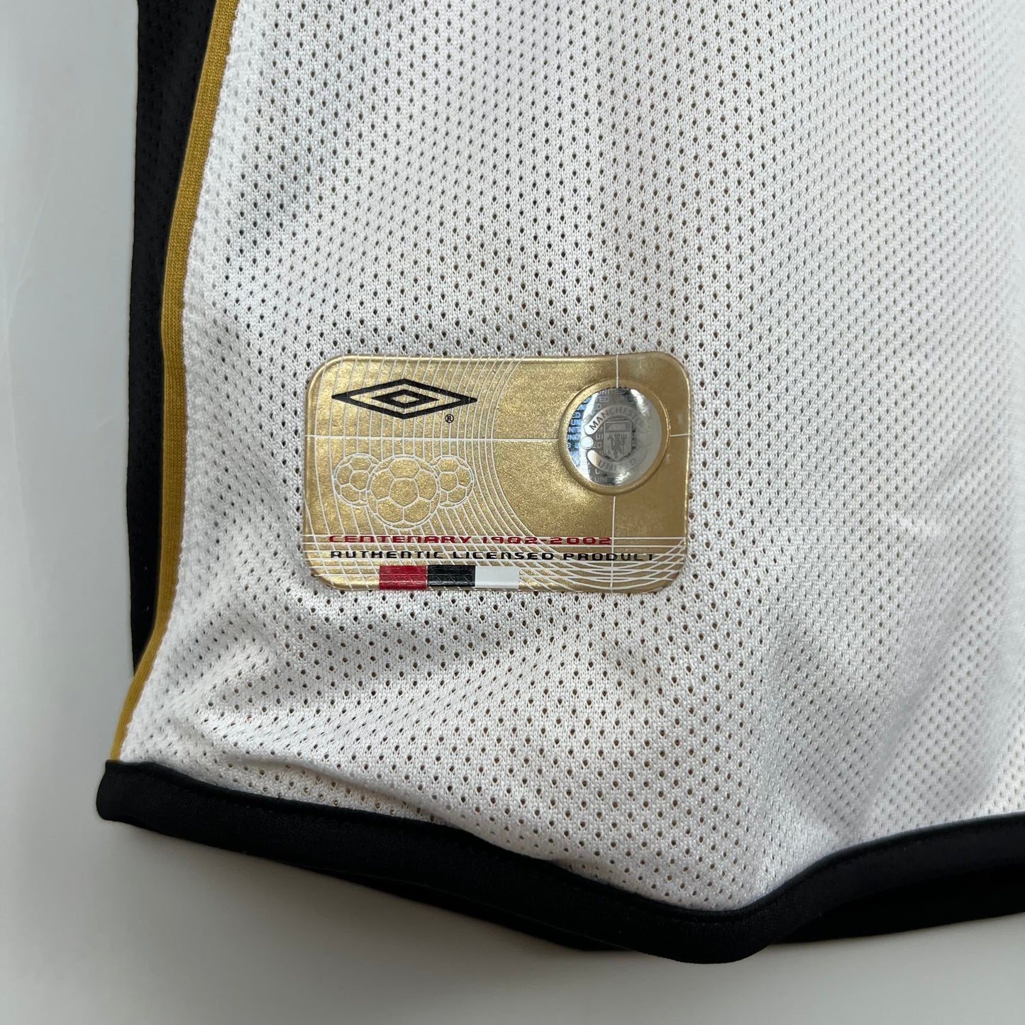 Manchester united retró white 100th