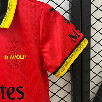 Kids Milan 25/26 special Kit red