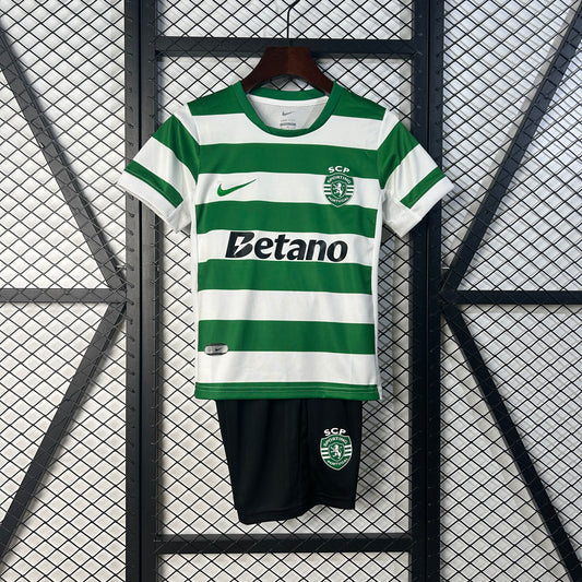 Kids Sporting Lisbon 2025-2026 Kit