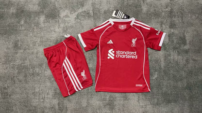 Kids  Liverpool 2025-2026 Kit home