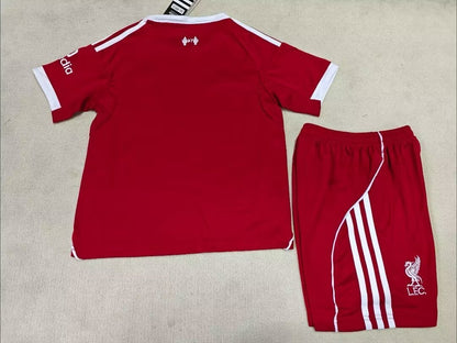 Kids  Liverpool 2025-2026 Kit home