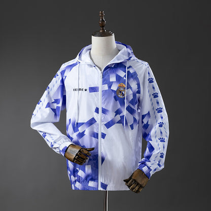 Windbreaker Real Madrid retró style