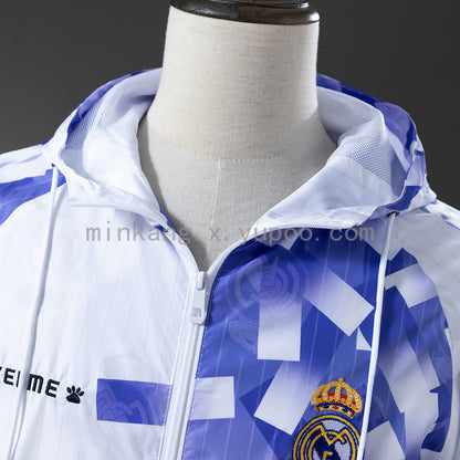 Windbreaker Real Madrid retró style