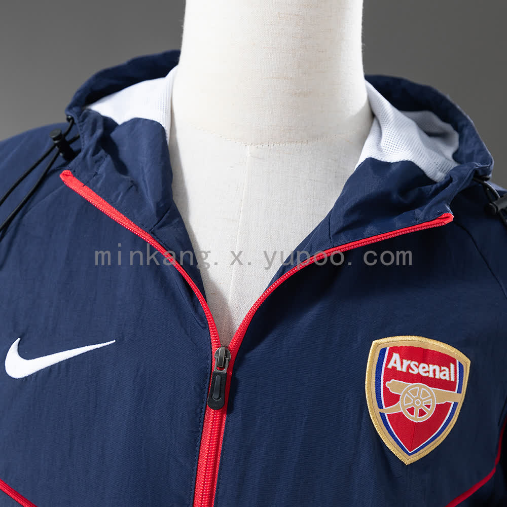 Windbreaker Arsenal blue