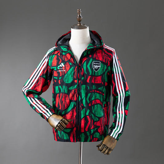 Windbreaker Arsenal green