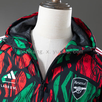 Windbreaker Arsenal green